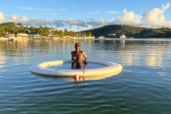'My husband hadn't been in the sea for 20 years… until we went to Antigua'
