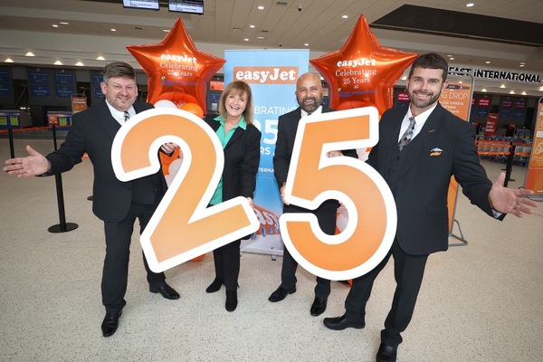 EasyJet to mark 25th anniversary at Belfast with Egypt flight launch