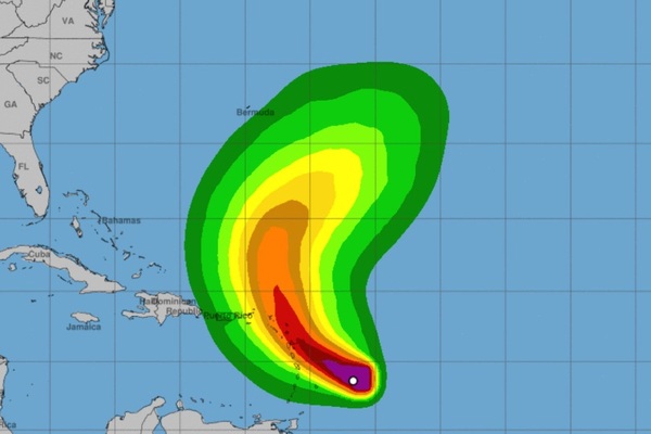 Storm Tammy: 10 Caribbean islands placed under hurricane watch as landfall nears