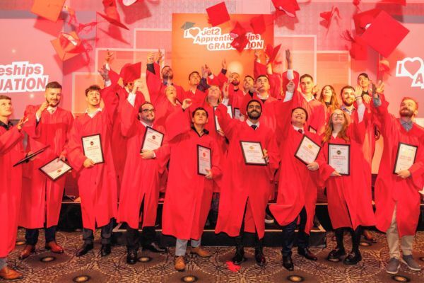 Jet2 hails 'hard work and dedication' of 33 new graduate apprentices