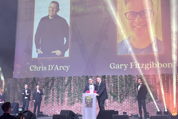 Chris D'Arcy and Gary Fitzgibbon, who work as a TC Team, were named 'Top Performing TC Global' for 2023