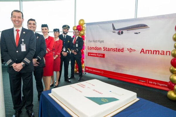 Stansted gains new four-times-weekly service to Jordan's capital Amman