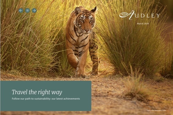 Audley Travel publishes its annual sustainability report