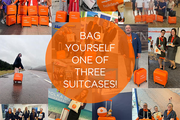 Win an easyJet holidays suitcase and a £100 shopping voucher