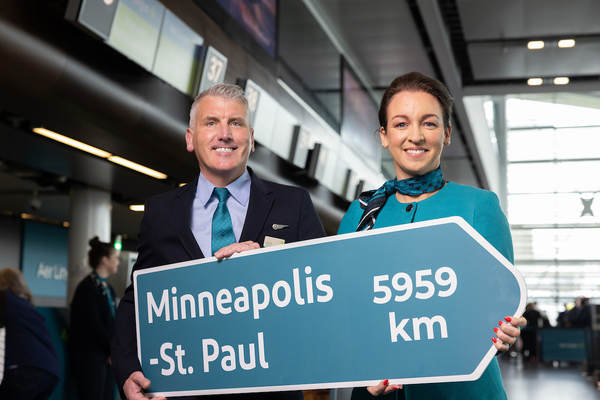 Aer Lingus restores full transatlantic network with relaunch of MSP