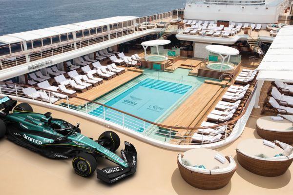 Regent teams up with Aston Martin Aramco for Formula One-themed voyage