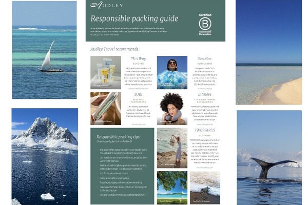 Audley Travel launches responsible packing guide to the trade