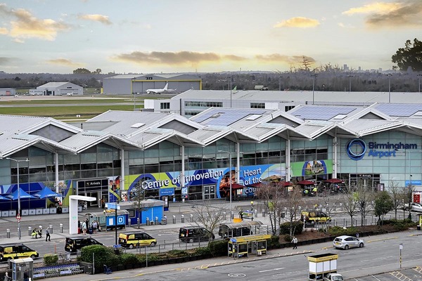 Birmingham airport: runway reopens after small aircraft makes emergency landing