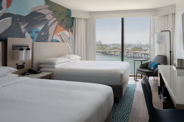 One mile from the Brightline: selling Miami Marriott Biscayne Bay