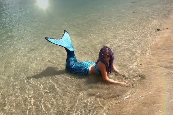 'I work in travel, but I'm also a human mermaid'