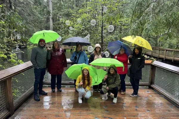 The Canada fam that had agents singing in the rain