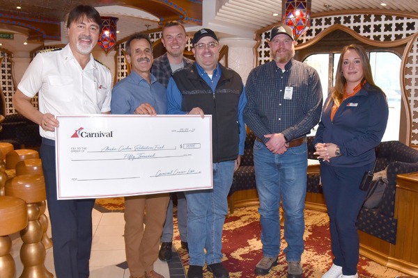 Carnival donates $50,000 to Alaska's Carbon Reduction Fund