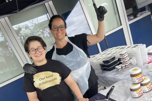 The agent with a sideline selling her teenage son's artisan pizzas