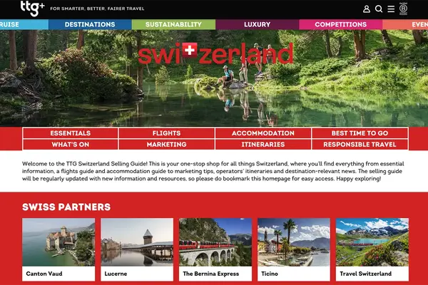 TTG teams up with Switzerland to launch sixth agent-focused selling guide