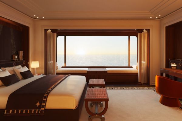 Inside Orient Express' first yacht with original train cabins