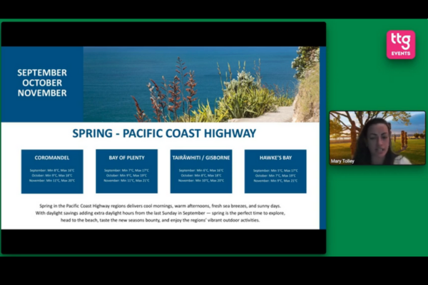 TTG New Zealand Fest 2024: Agent training – Pacific Coast Highway