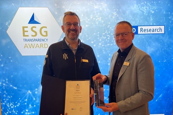 HX wins European ESG Transparency Award