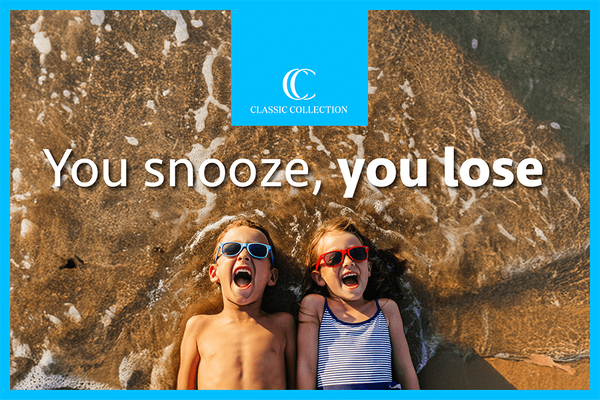 Classic Collection adds You Snooze You Lose message for peaks