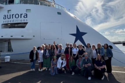 AE Expeditions hosts more than 100 agents on overnight ship visits