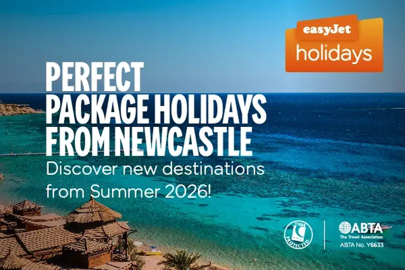 Win £250 of holiday credit with easyJet holidays to celebrate its new Newcastle base