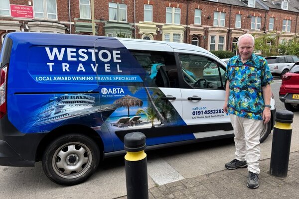 Westoe Travel upgrades van used to deliver tickets to customers following Royal Mail shake-up