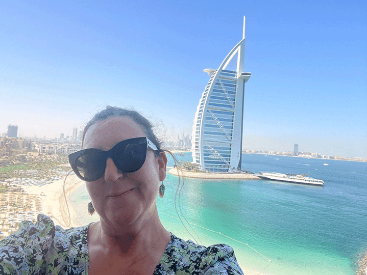 I spotted my musical hero in Dubai: and the hotel was pretty impressive too